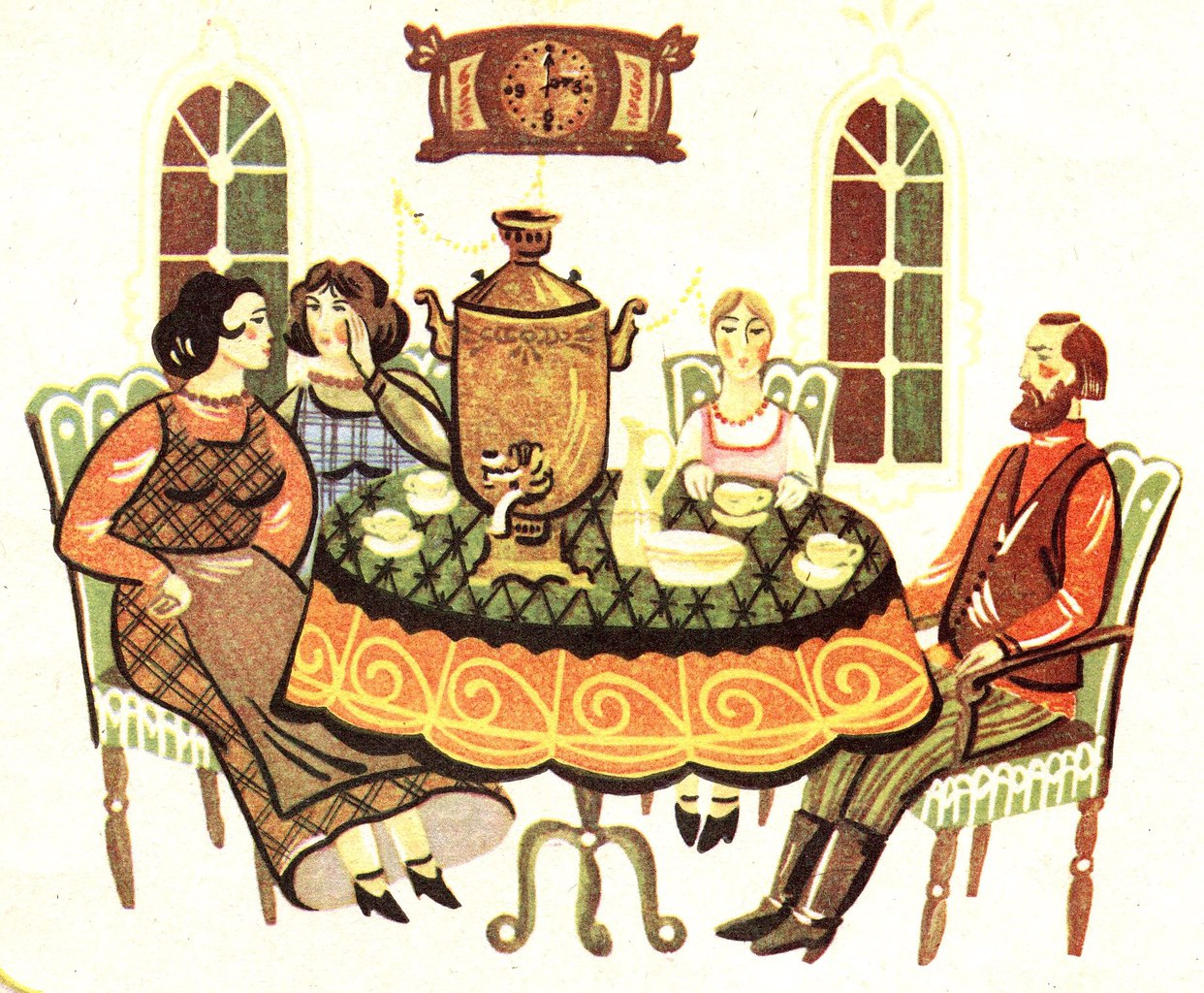 Жил-был один богатый купец, и было у него четыре жены… | ОБО ВСЕМ ...