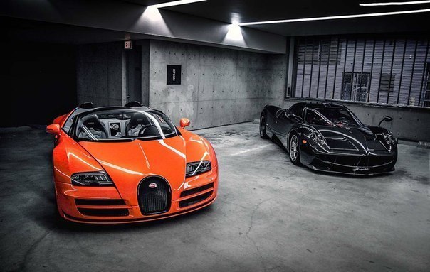 Bugatti Veyron Vitesse & Pagani Huayra