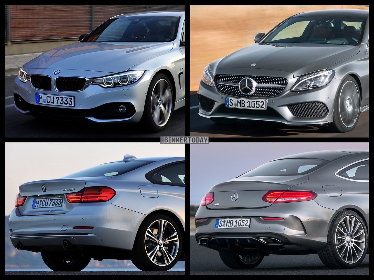 Mercedes C-Class Coupe 2015 vs BMW 4