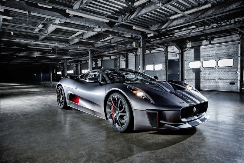 Jaguar C-X75 Hybrid Supercar Prototype 2013.