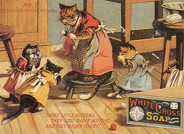 Cat in Old Ilustratives / Кошки на старых иллюстрациях - 30