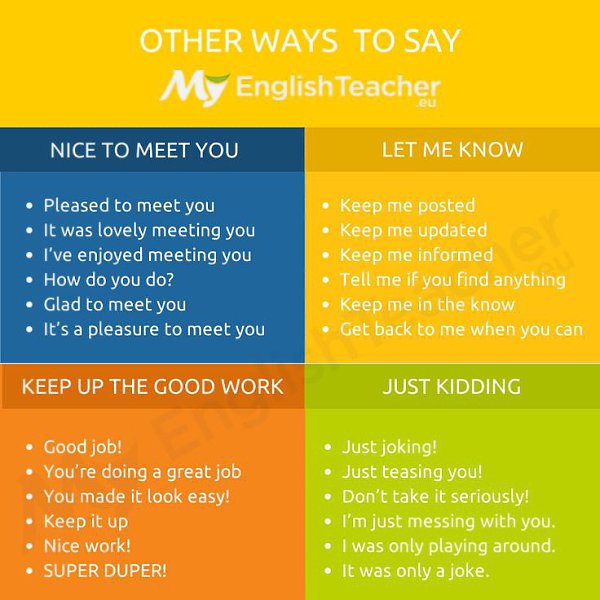 Other ways to say - 3