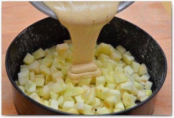 НУ ООООЧЕНЬ ВКУСНАЯ ШАРЛОТКА.Ингредиенты:- 2-3 яблока,- 1 чашка муки (чашка 240 мл),- 1 чашка белого ... - 7