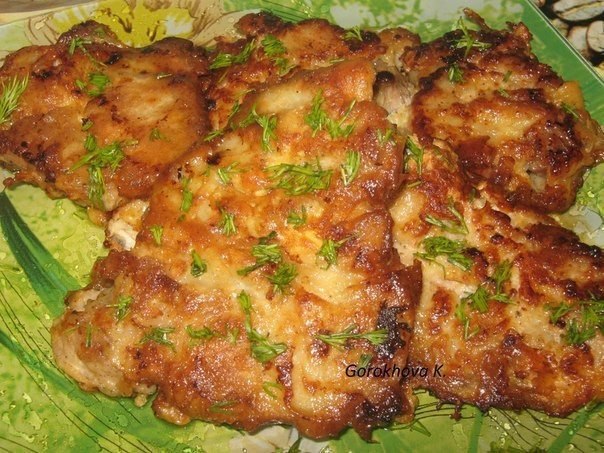Нежные отбивные.Получились настолько вкусные,нежные и мягкие отбивные.Со сливочным вкусом.Буду ...