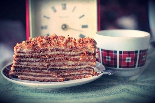 Рыжик с заварным кремом! Ингредиенты: Для теста: Яйца — 2 шт. Сахар — 250 г Сливочное масло (или ...