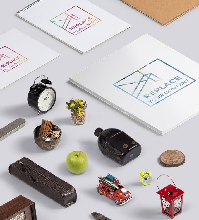 Фирменный стиль макет. Конверт мокап. Предметы для фирменного стиля. Заготовки для фирменного стиля. Мокап из четырех предметов.