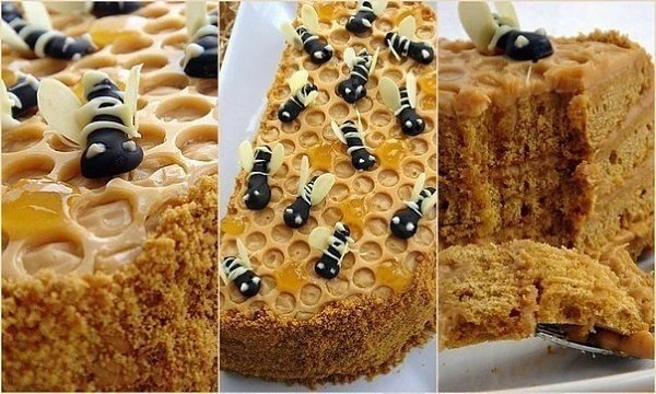 ТОРТ "ПЧЕЛКА" Ингредиенты: мука — 2-2,5 ст.- 250 гр. яйцо — 3 шт. масло — 75 гр. сахар — 1 ...