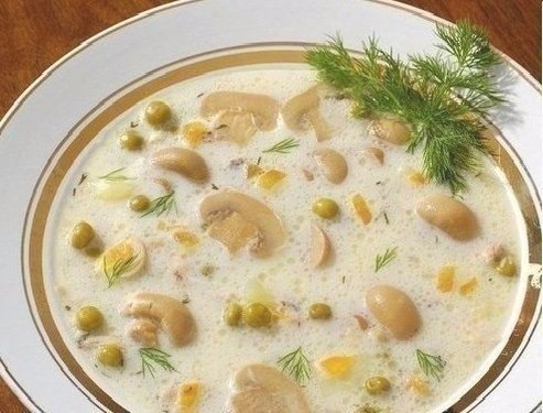 Сырный супчик с грибами.*88ккал 100г*Ингредиенты (на 3-литровую кастрюлю): -1/3 тушки курицы;-2 ...