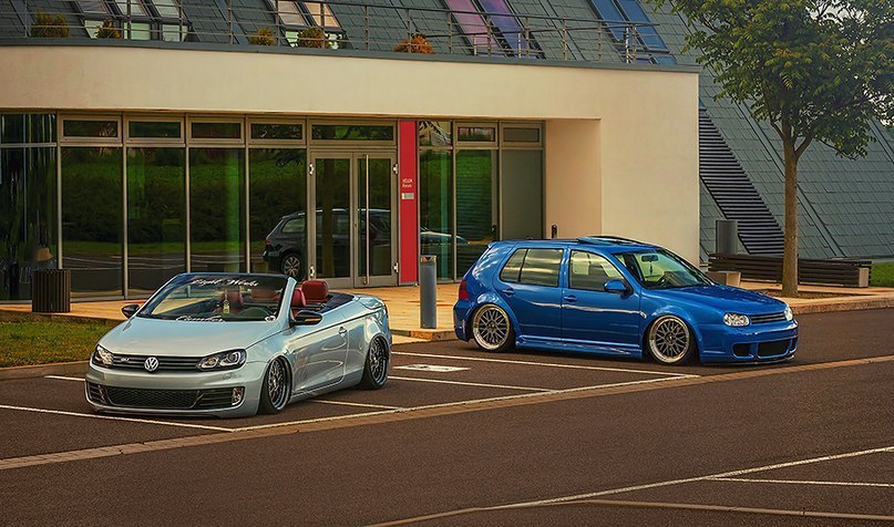 Volkswagen Eos & Volkswagen Golf R32.