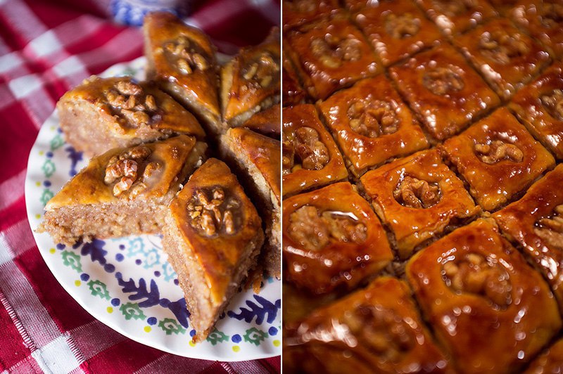 Пахлава.С богатой ореховой начинкой, сладкая, с медовым ароматом и, самое главное, очень мягкая ...