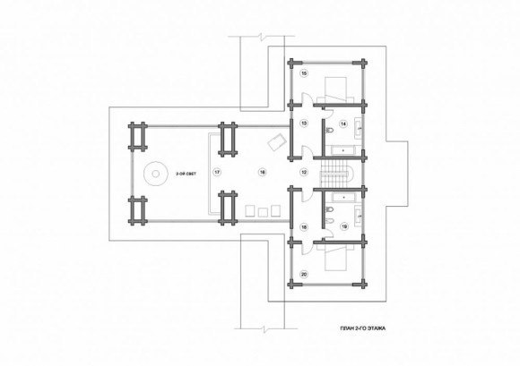 Дом «Ловушка для солнца» (Traps for the sun) в России от Архитектурной мастерской Белоусова Н.В. ... - 9