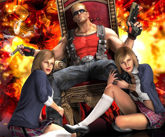 Duke nukem forever 18. Дюк Нюкем близняшки. Дюк Нюкем девушки. Дюк Нюкем Форевер. Дюк Нюкем Форевер девушки.