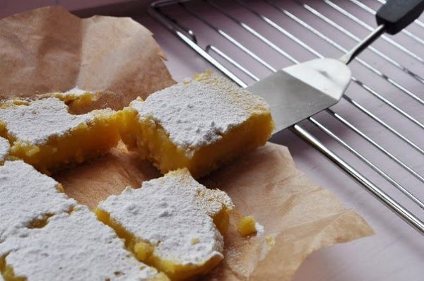 Lemon bars/ Лимонные пирожные. Этот рецепт специально для всех любителей кисленького и лимонов, а ... - 9
