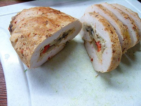 Куриные рулетики с грибами.Вкусное и лёгкое, праздничное блюдо, которое обязательно украсит ваш ... - 3
