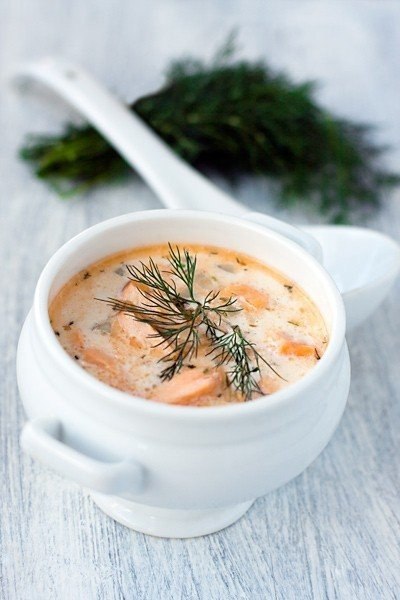 Kalakeitto - финский рыбный суп.Надо:400 грамм красной (или другой вкусной, лучше пожирнее) рыбы2 ...