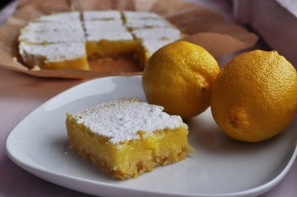Lemon bars/ Лимонные пирожные. Этот рецепт специально для всех любителей кисленького и лимонов, а ...