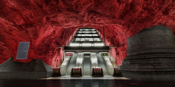 Stockholms tunnelbana (Стокгольмский метрополитен) – это самая длинная в мире художественная галерея ... - 3
