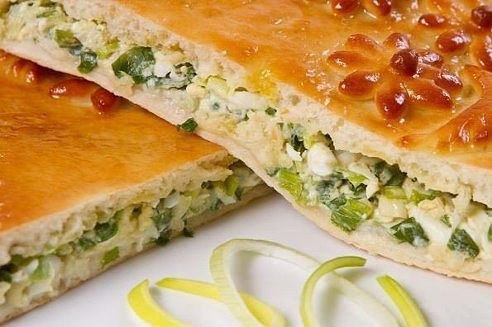 Быстрый (заливной) пирог с зелёным луком и яйцом.Быстро, легко, вкусноИнгредиенты:?кефир (йогурт, ...