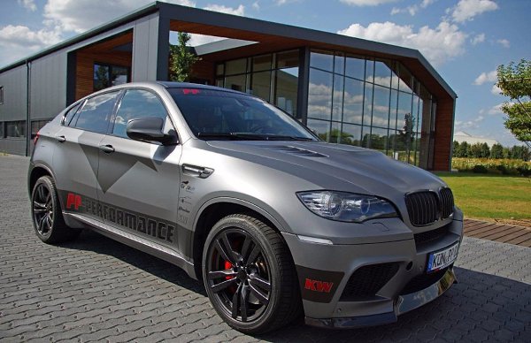 Diamond Black BMW X6M Wrapped by Cam Shaft