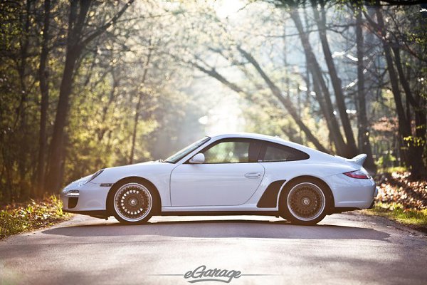 Porsche 911 HRE vintage wheels. - 2