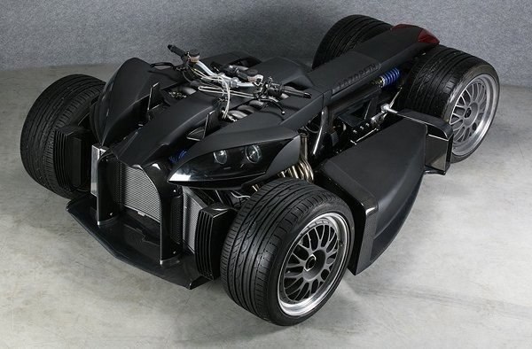 Wazuma V8 - самый дорогой в мире квадроцикл. Его стоимость достигает 170 000 фунтов, а мощность ... - 5