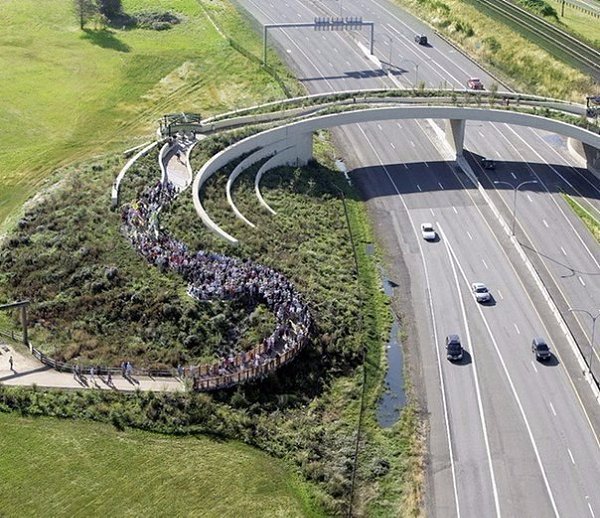 Ванкуверский надземный мост.Ванкуверский надземный мост (Vancouver Land Bridge) из тех сооружений ... - 2