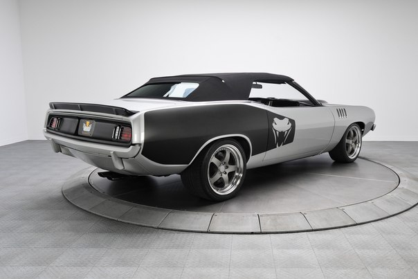 1971 Silver &amp; Black Plymouth Cuda Convertible Viper V10 - 4