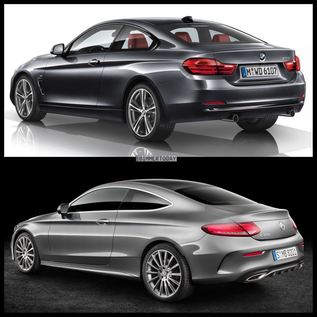 Mercedes C-Class Coupe 2015 vs BMW 4 - 4