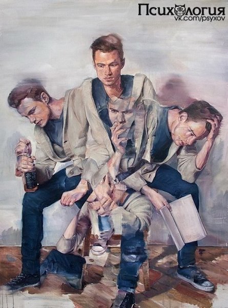 Внутренняя борьба.Художник-психолог: внутренняя борьба на портретах от Адама Лаптона