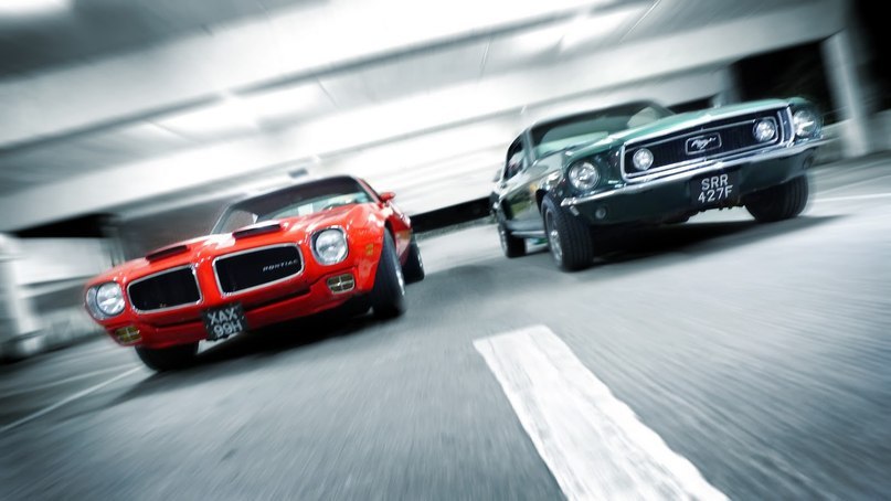 Ford Mustang GT 1968 & Pontiac Firebird 1970. - 8