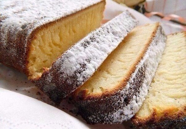 Нереально вкусный кекс на сгущённом молоке.Ингредиенты:-120 гр. муки-4 яйца-380 гр. сгущенки ...