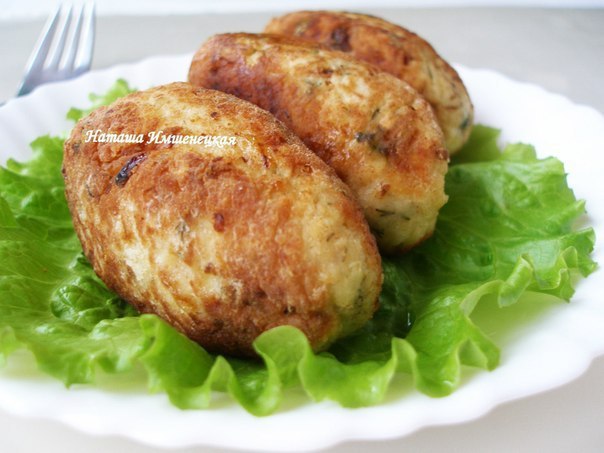 Куриные котлеты с картофелем и сыром.Для приготовления куриных котлет с сыром и картофелем ...