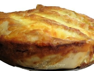 Запеканка в лаваше. Это простое, быстрое и вкусное блюдо. 1. Обжарить фарш с луком. 2. На листы ... - 5