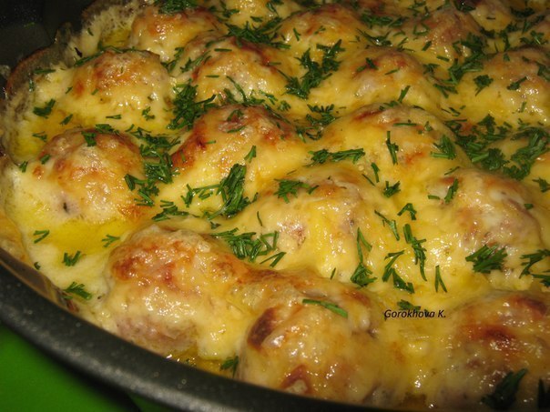 Фрикадельки запечённые.Очень вкусные фрикадельки запечённые в соусе.для фрикаделек:фарш домашний 500 ...