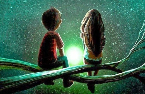 "Первая любовь" Красивые глаза, сапфирового цвета, игривые веснушки на вздернутом носу... ...