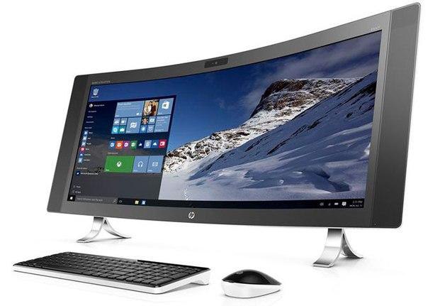 HP подготовила крупный моноблок с изогнутым дисплеем – Envy Curved All-in-One PC.Компания HP ...