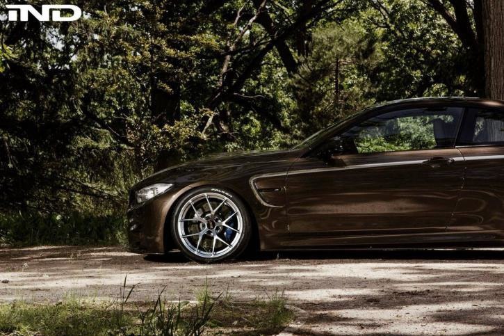 BMW M4 Coupe Pyrite Brown by IND - 4