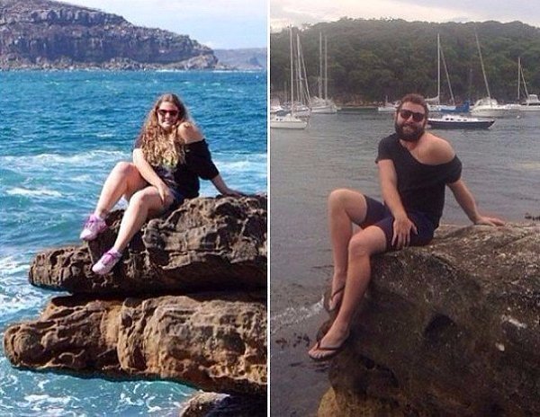 Австралиец Джаррод Аллен воссоздает фотографии девушек из Instagram - 4