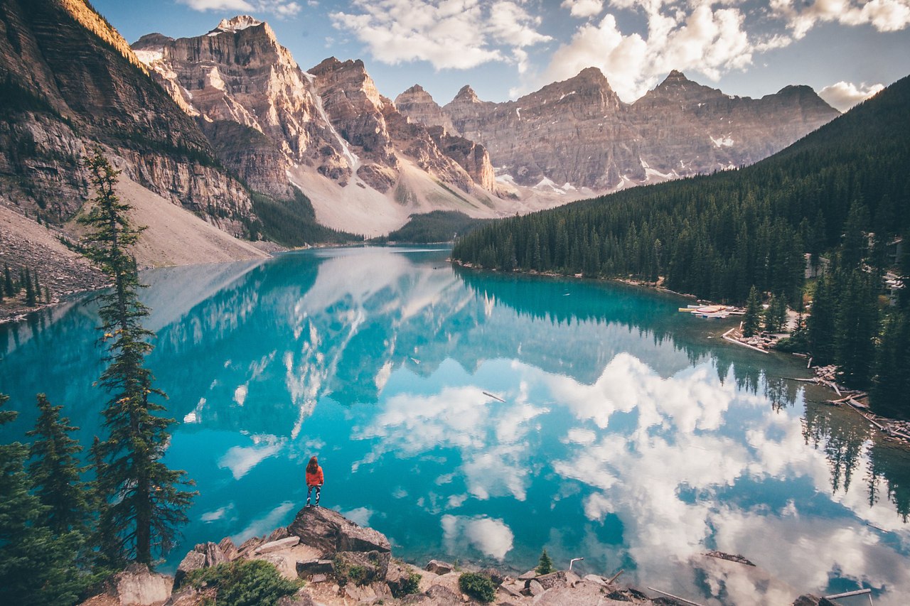 Озеро морейн фото Moraine Lake, Canada