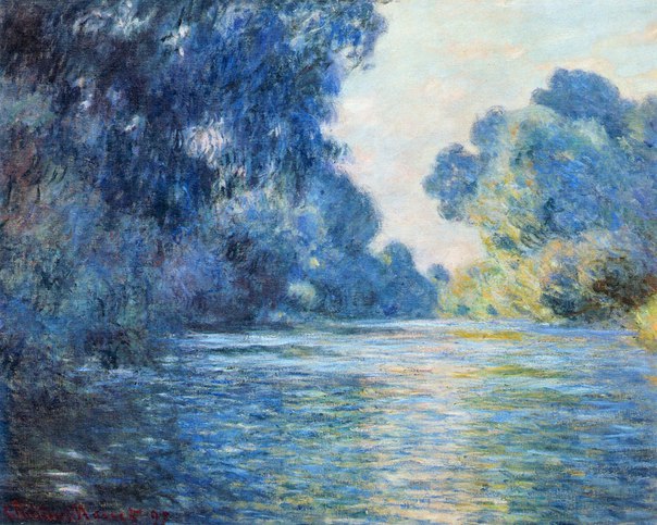 Claude Monet, Morning on the Seine, 1897-1898