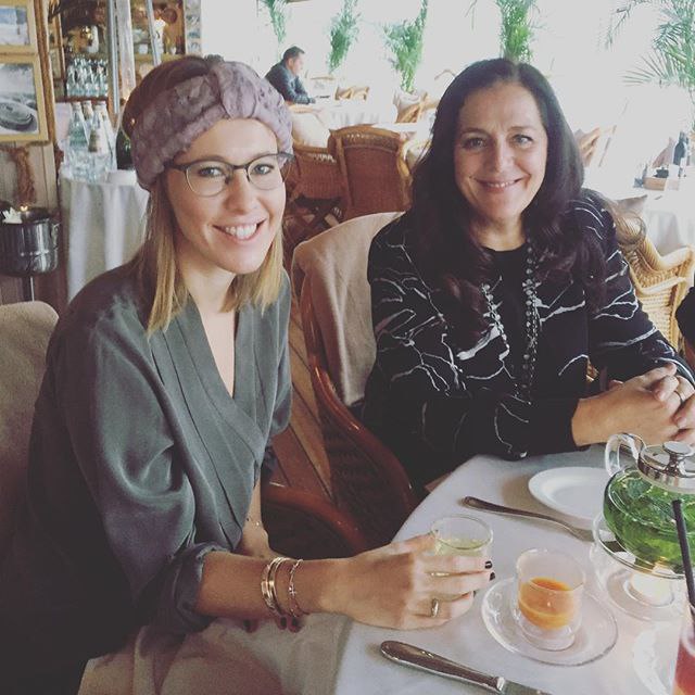 Lunch with Angela Missoni in snowy Moscow