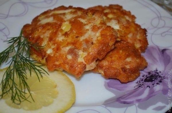 Курино-сырные рубленые котлеты.Для всех любителей сыра, курицы и их прекрасного сочетания мой новый ... - 7