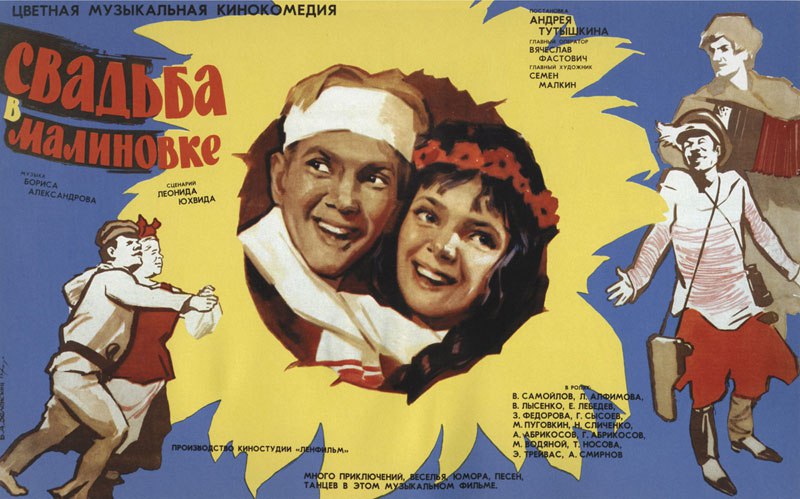25 сентября 1967 года - состоялась премьера художественного фильма «Свадьба в Малиновке» (на экраны ...
