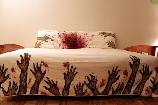 ���������� ����� Zombie Bed Sheets