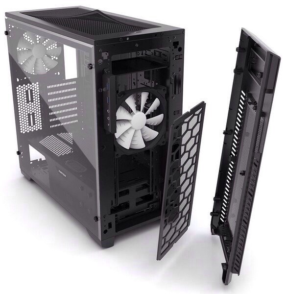 Корпус Phanteks Enthoo Pro M Window Edition позволяет установить огромное число накопителей.Если ...