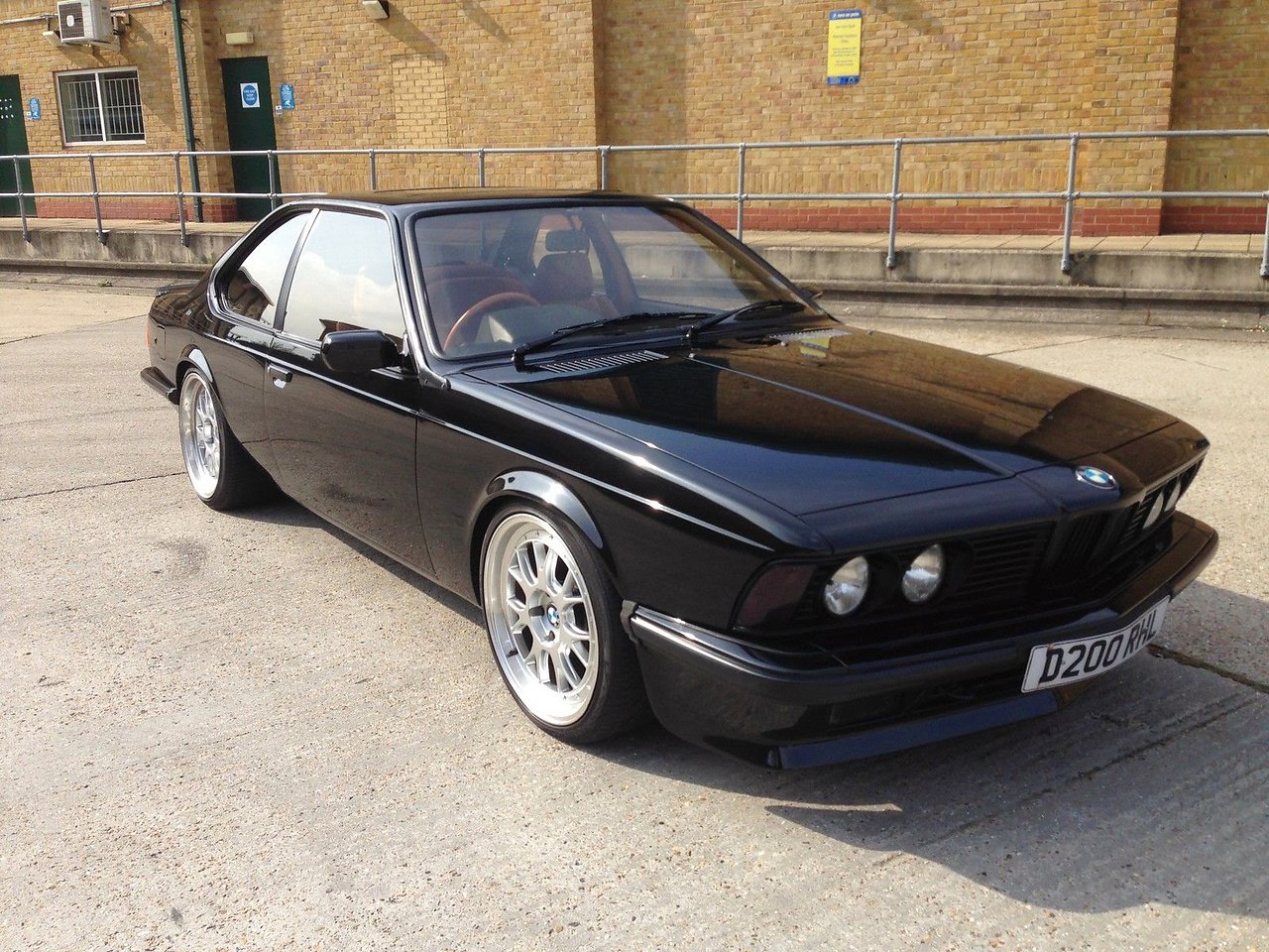 BMW 635CSI Black 1987