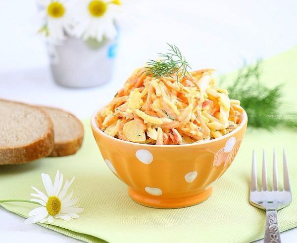 Салат "Валерия" Вкусный, пикантный, закусочный салат обязательно станет изюминкой вашего ...