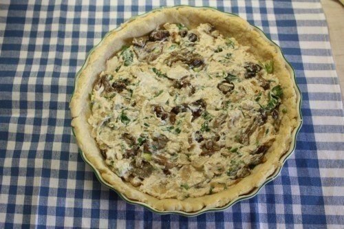 Вкусный и безумно сытный Пирог "Курино-грибной жульен" Простое в приготовлении и вкусное ... - 3