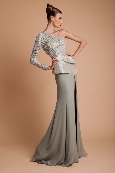 Потрясающие наряды из коллекции Rani Zakhem Haute Couture. - 5
