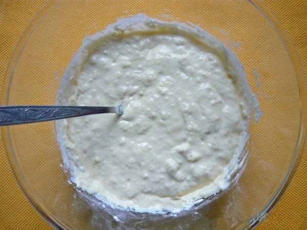 Пирог с колбасой и сыром на кефире.Когда хочется накормить свою семью чем-то вкусненьким, можно ... - 6